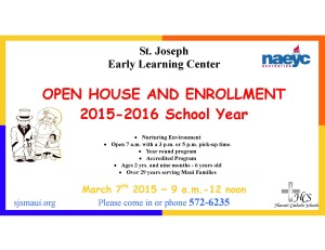 Preschool Open House proof for Post Card 2015